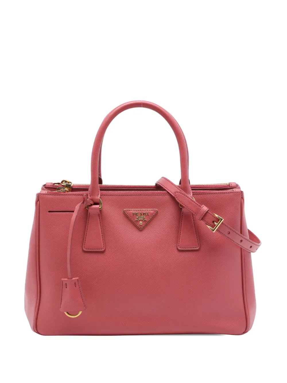 2013-2026 Medium Saffiano Lux Galleria Double Zip Tote satchel