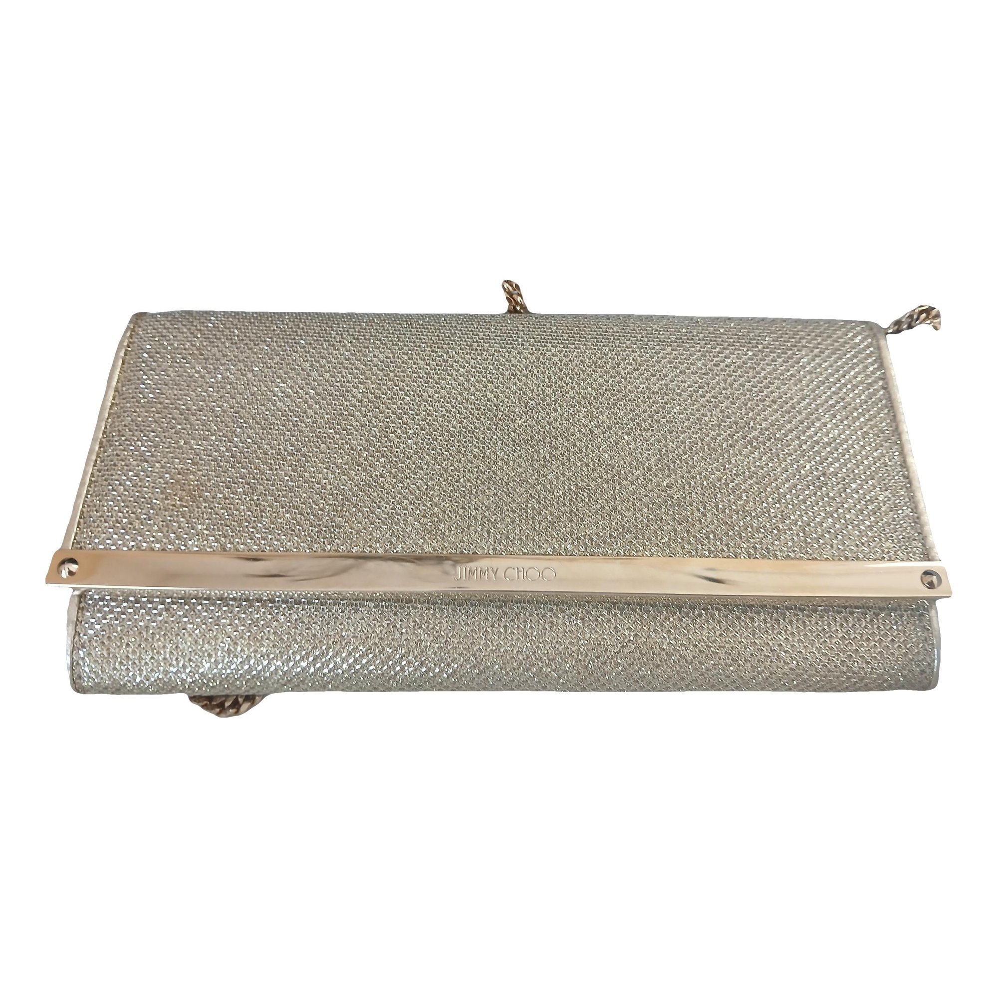Jimmy Choo Sweetie leather clutch bag