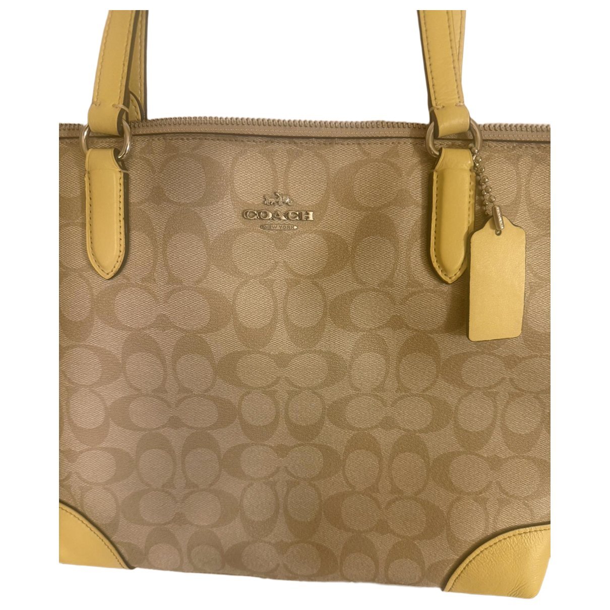CITY ZIP TOTE vinyl tote