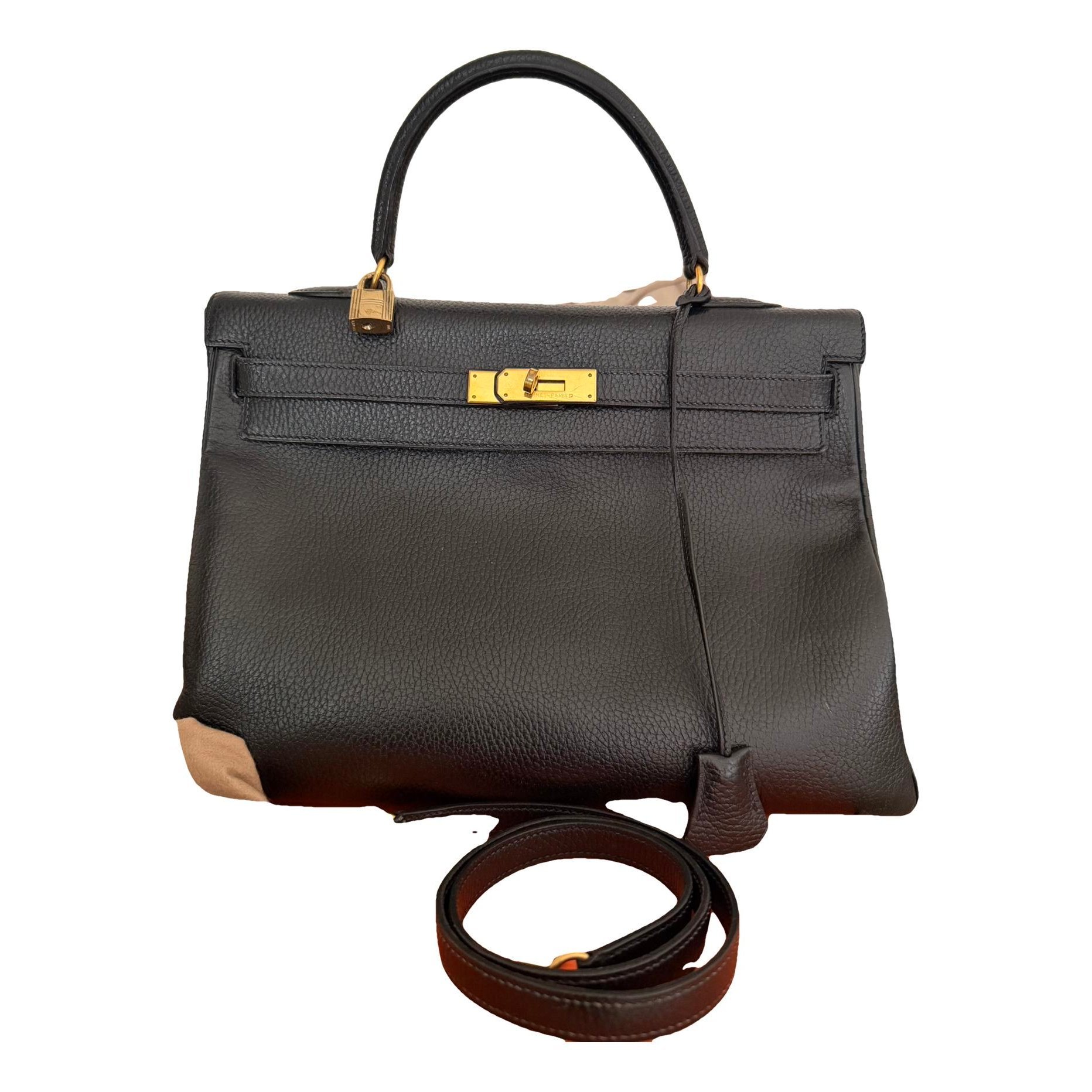 Kelly 35 leather handbag
