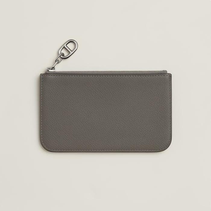 Gris Meyer Zipengo Chaine d'Ancre Card Holder