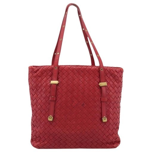 Leather tote