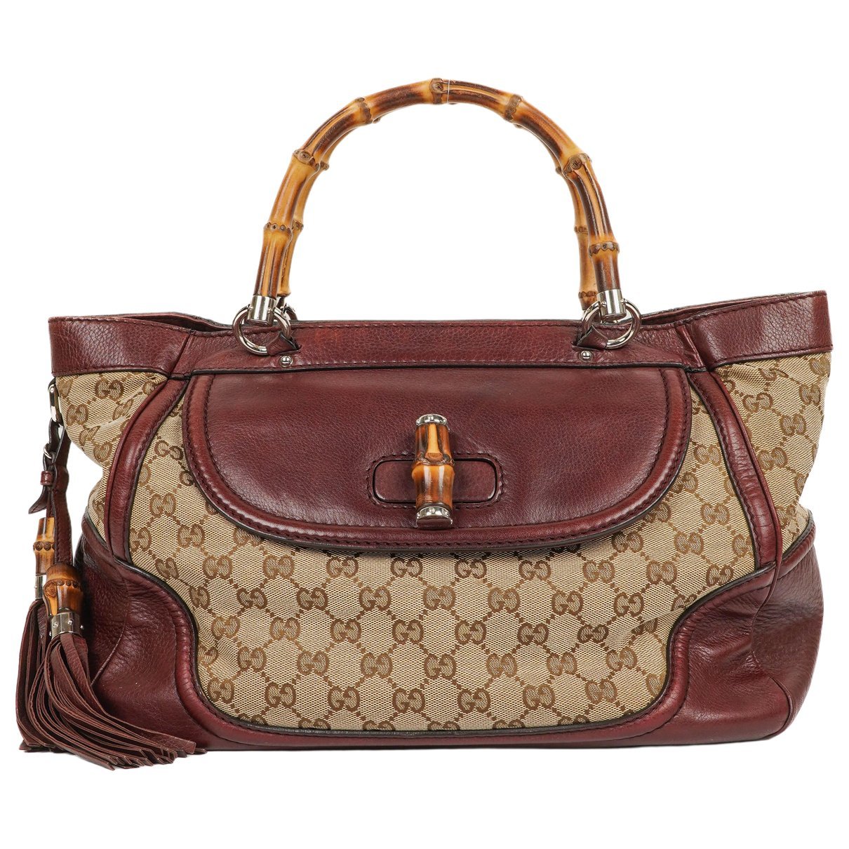 Bamboo Top Handle cloth handbag