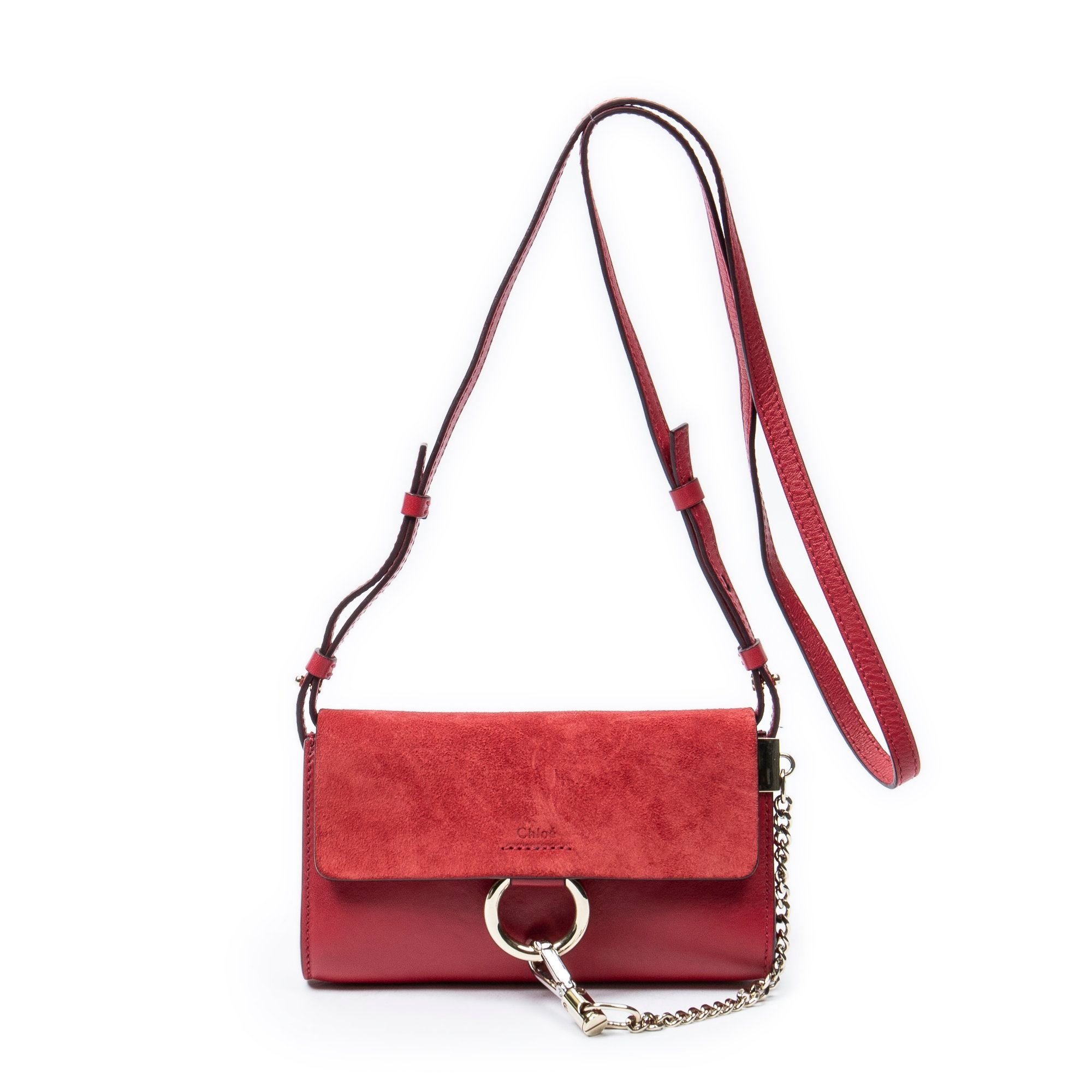 Faye leather handbag