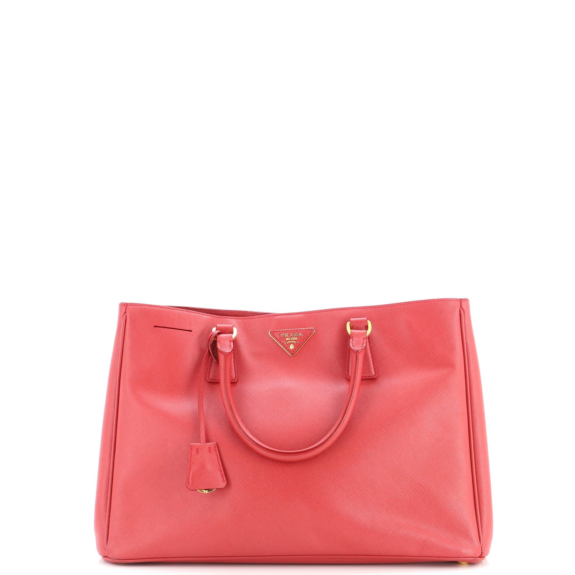 Lux Open Tote Saffiano Leather Large