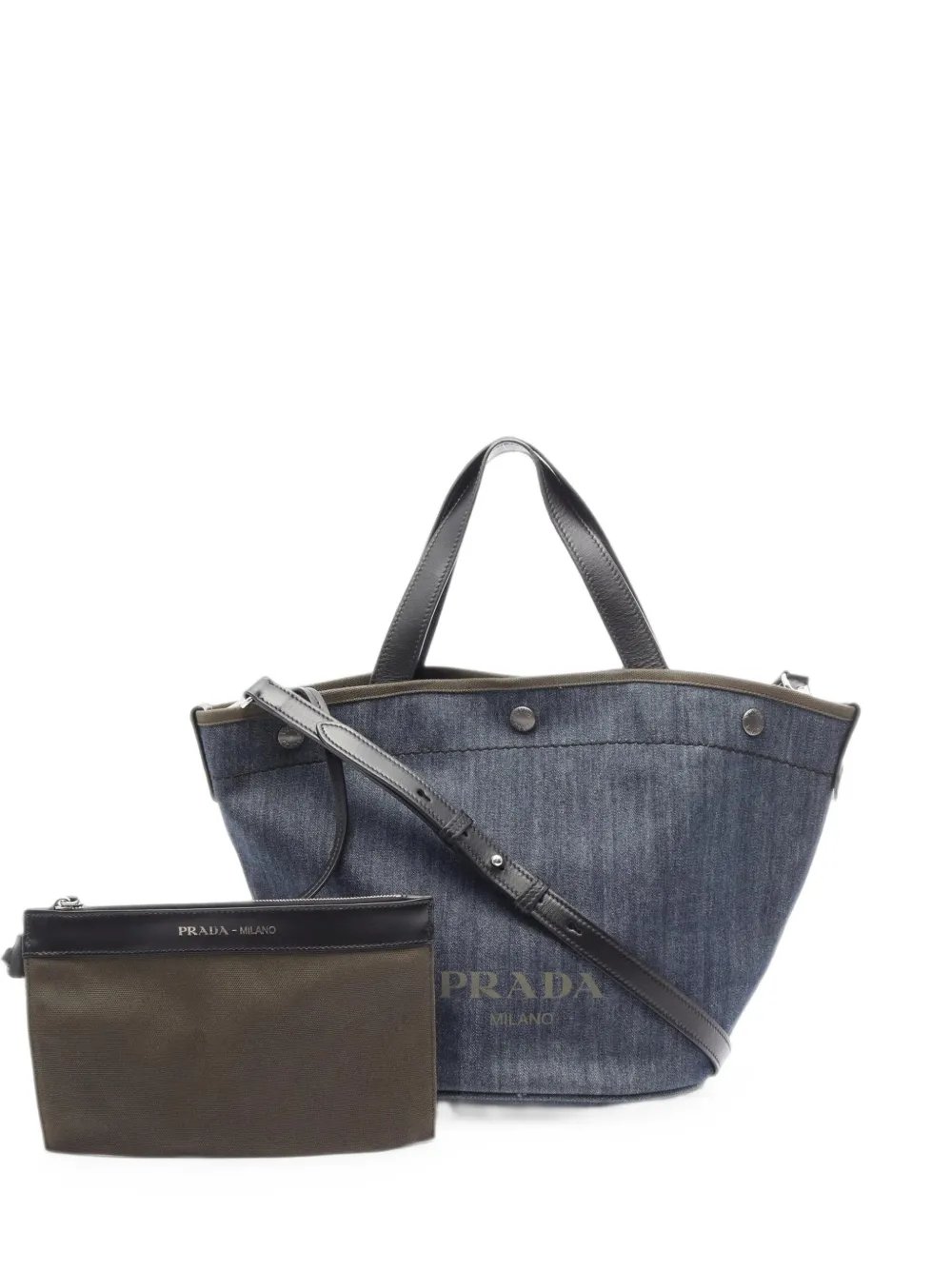 2000s City denim tote bag