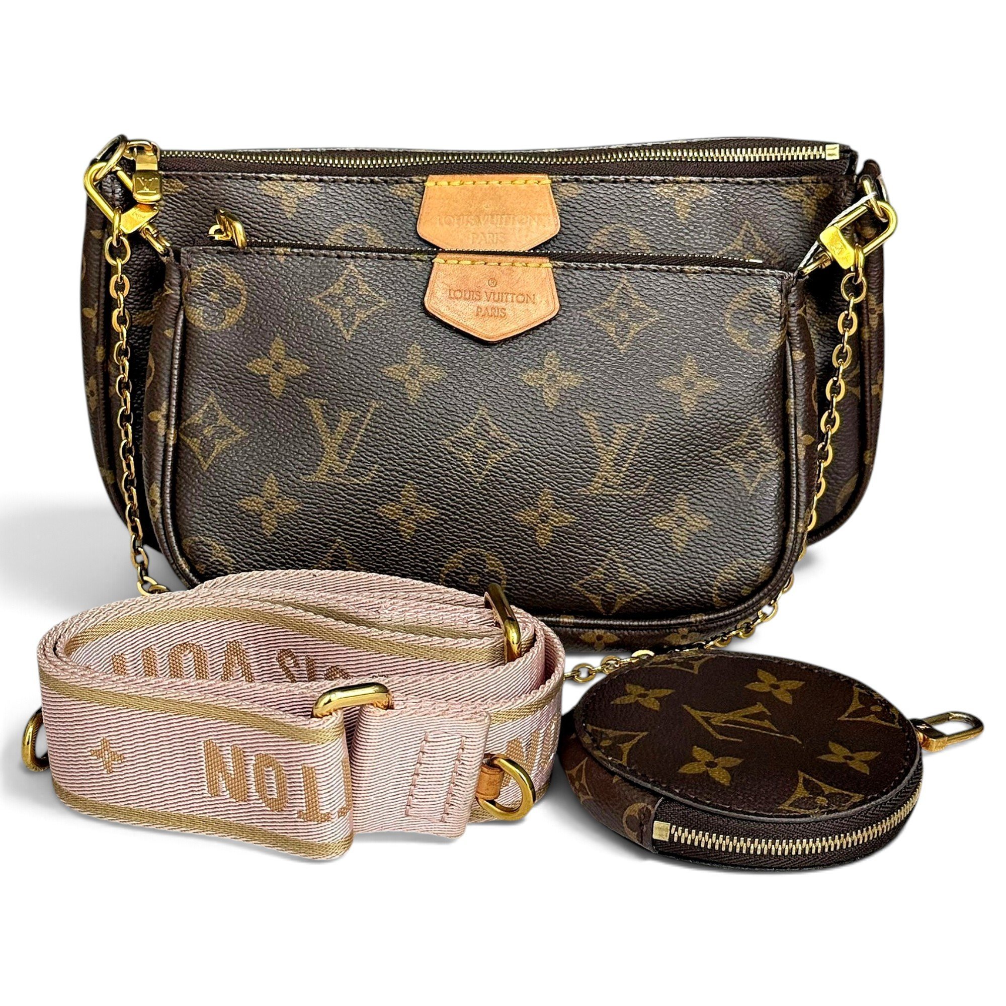 Multi Pochette Accessoires leather handbag