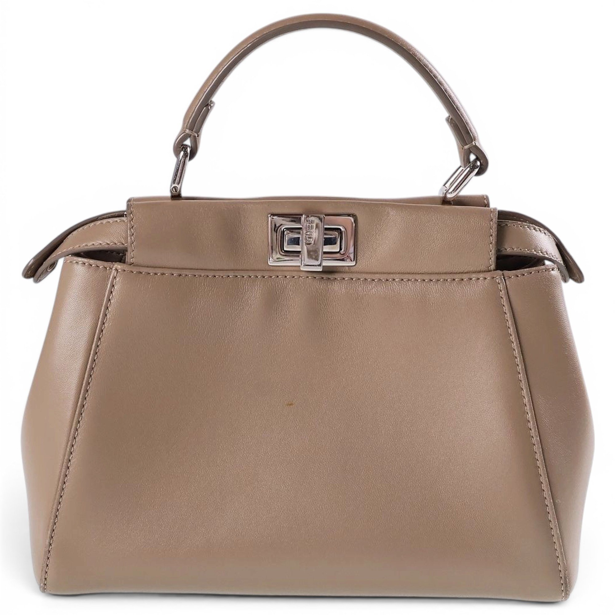 Peekaboo leather handbag