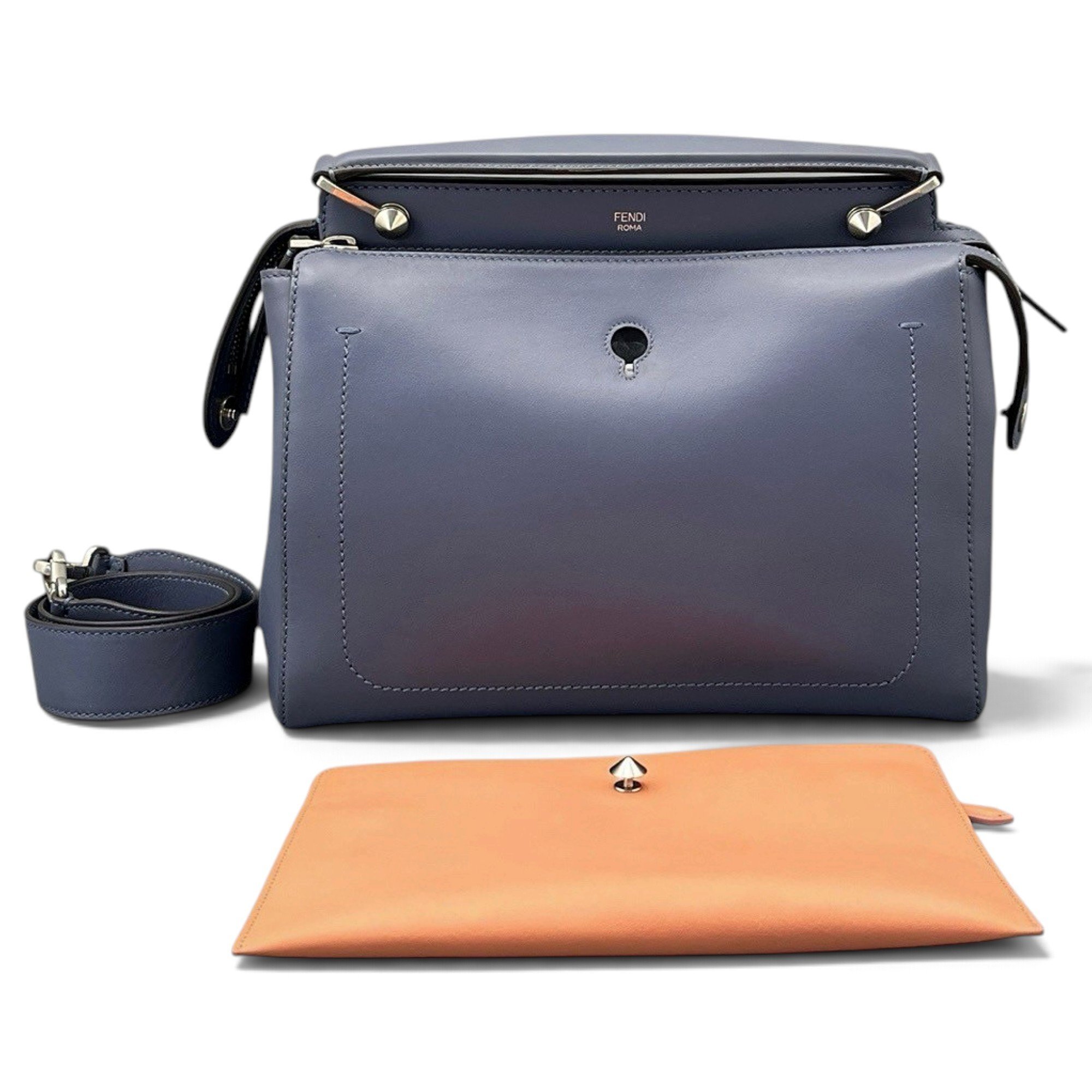 Dot Com leather handbag