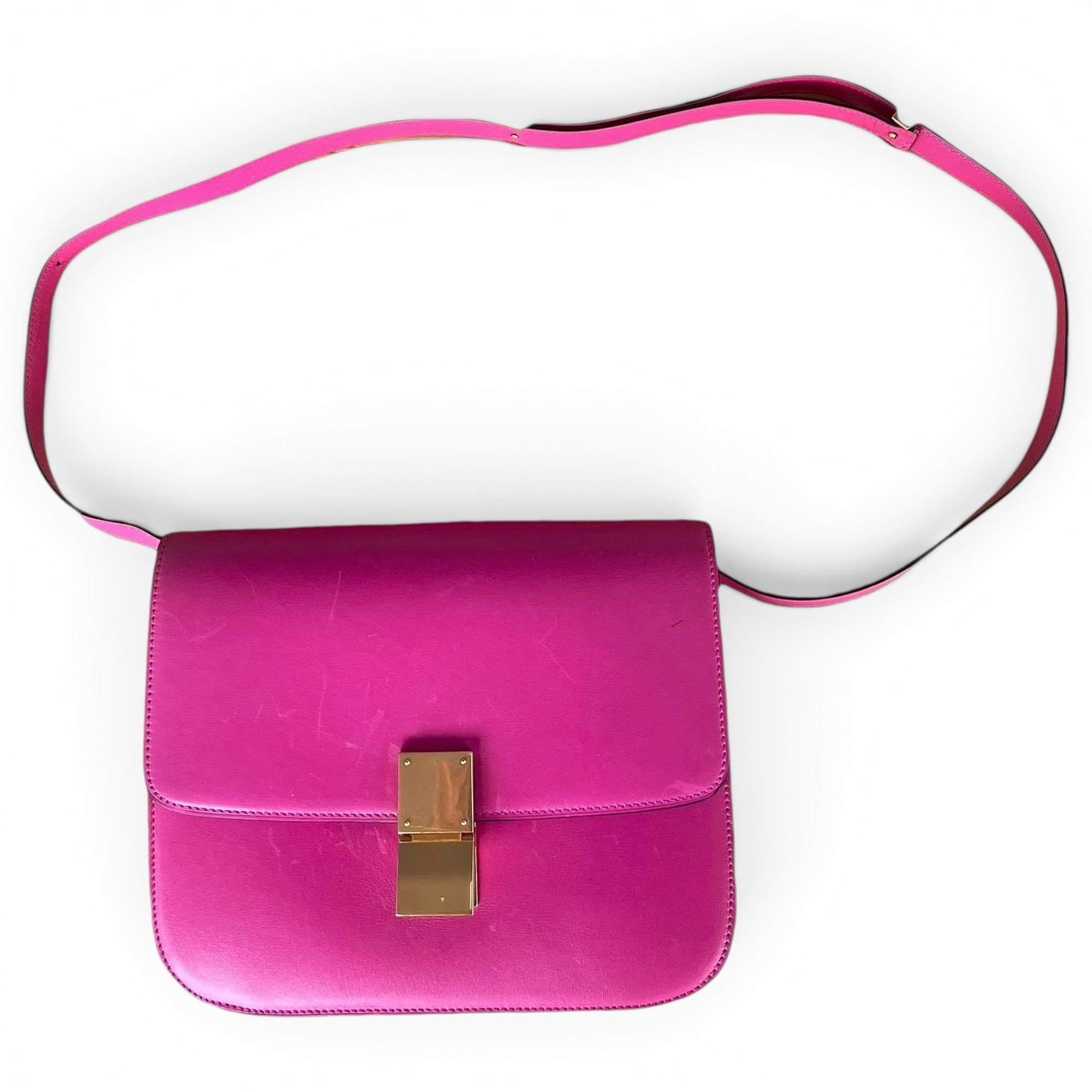 Classic leather crossbody bag