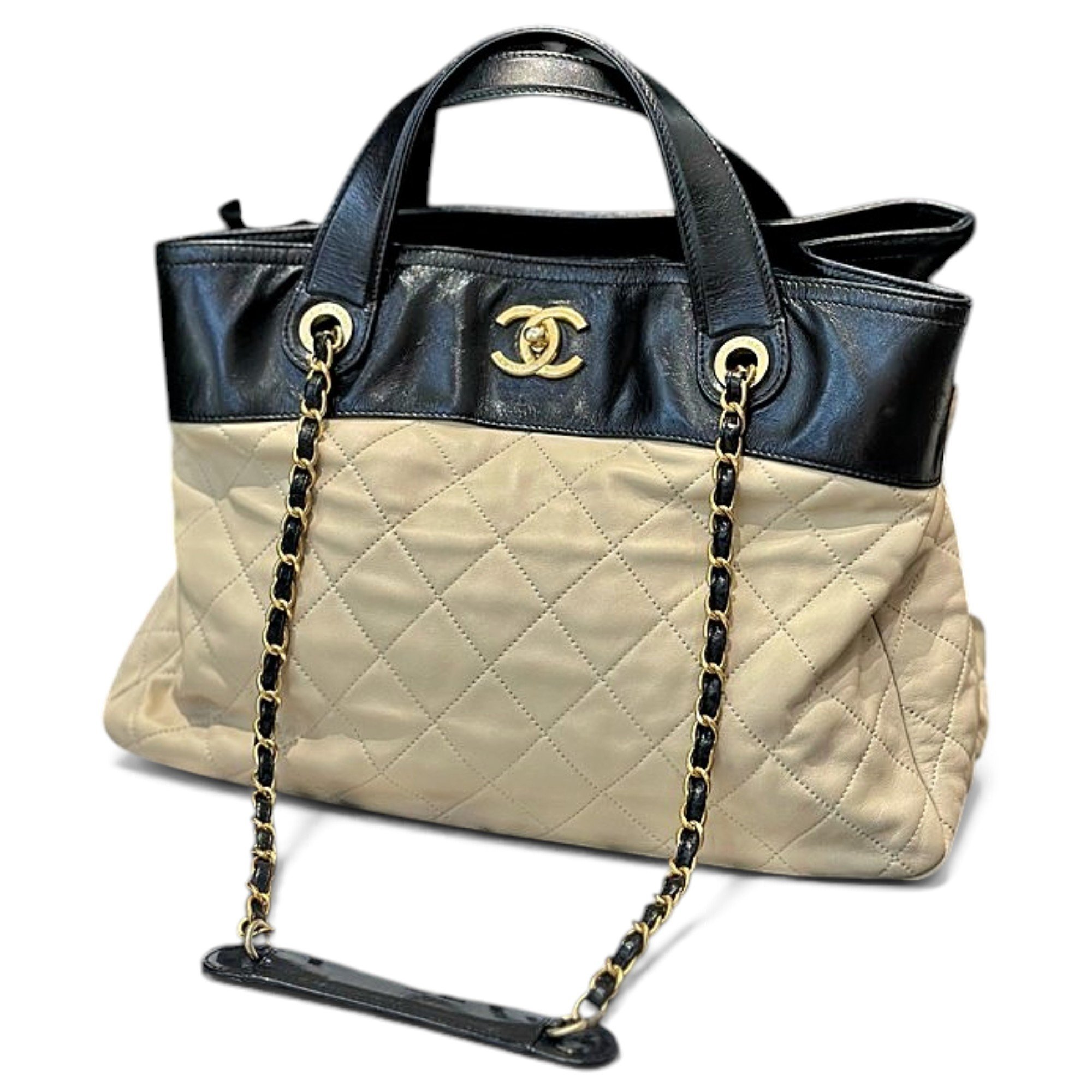 Leather tote