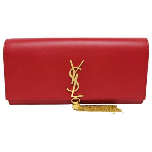 Kate monogramme leather clutch bag