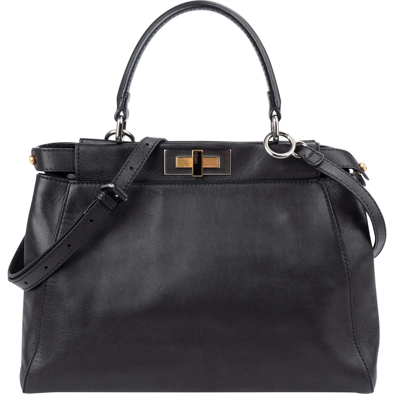 Peekaboo leather handbag