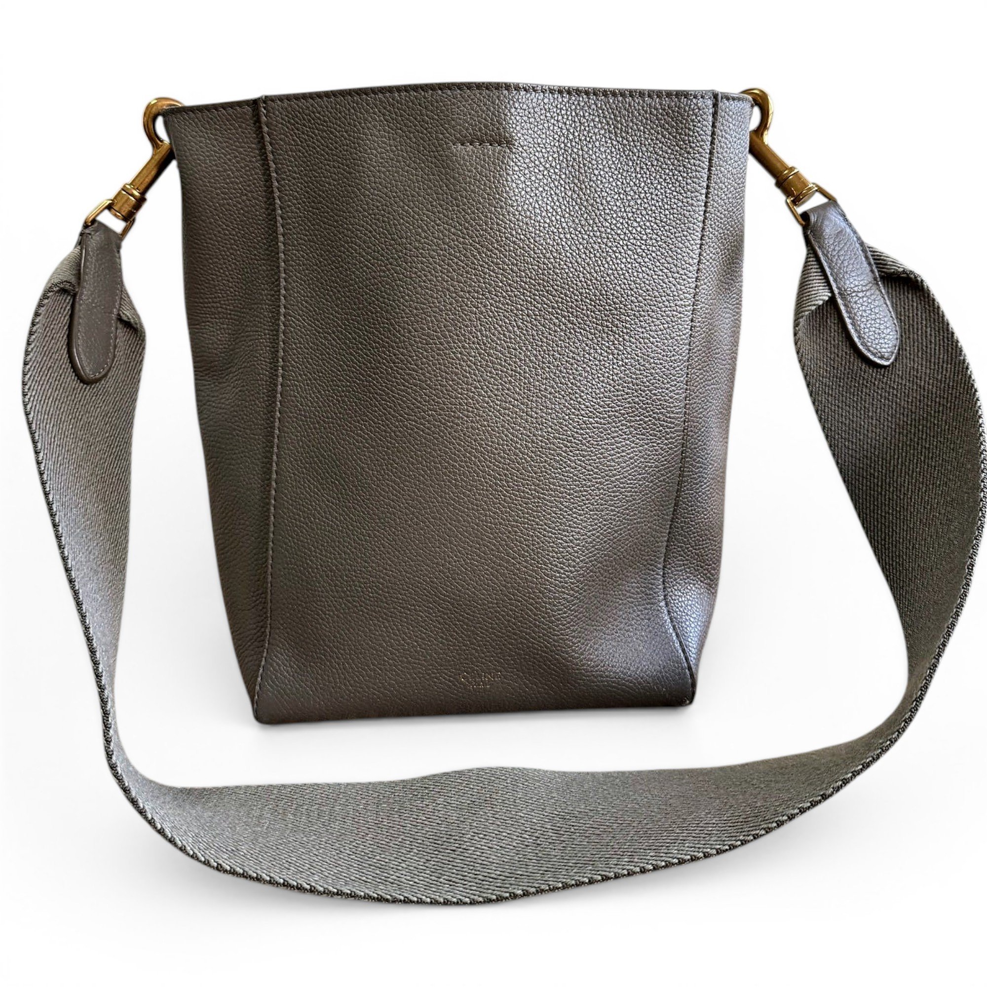 Seau Sangle leather handbag