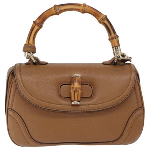 New Bamboo leather tote
