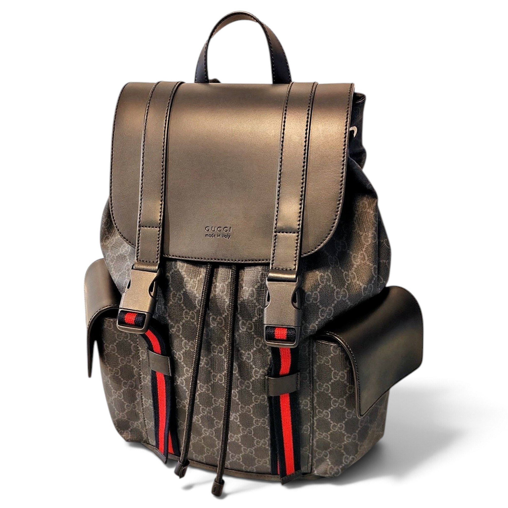 Leather backpack