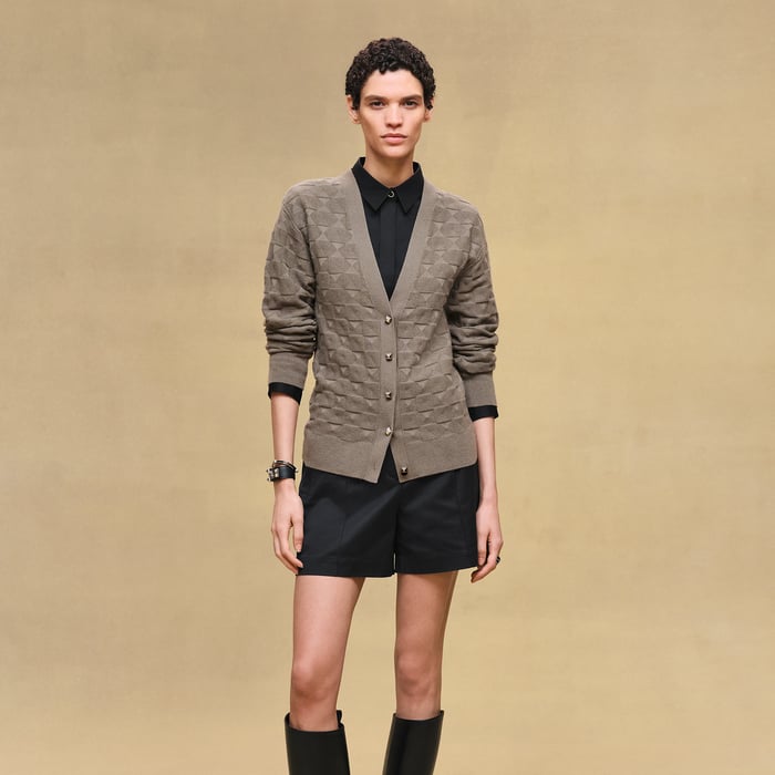 "Medor" Long-sleeve Cardigan