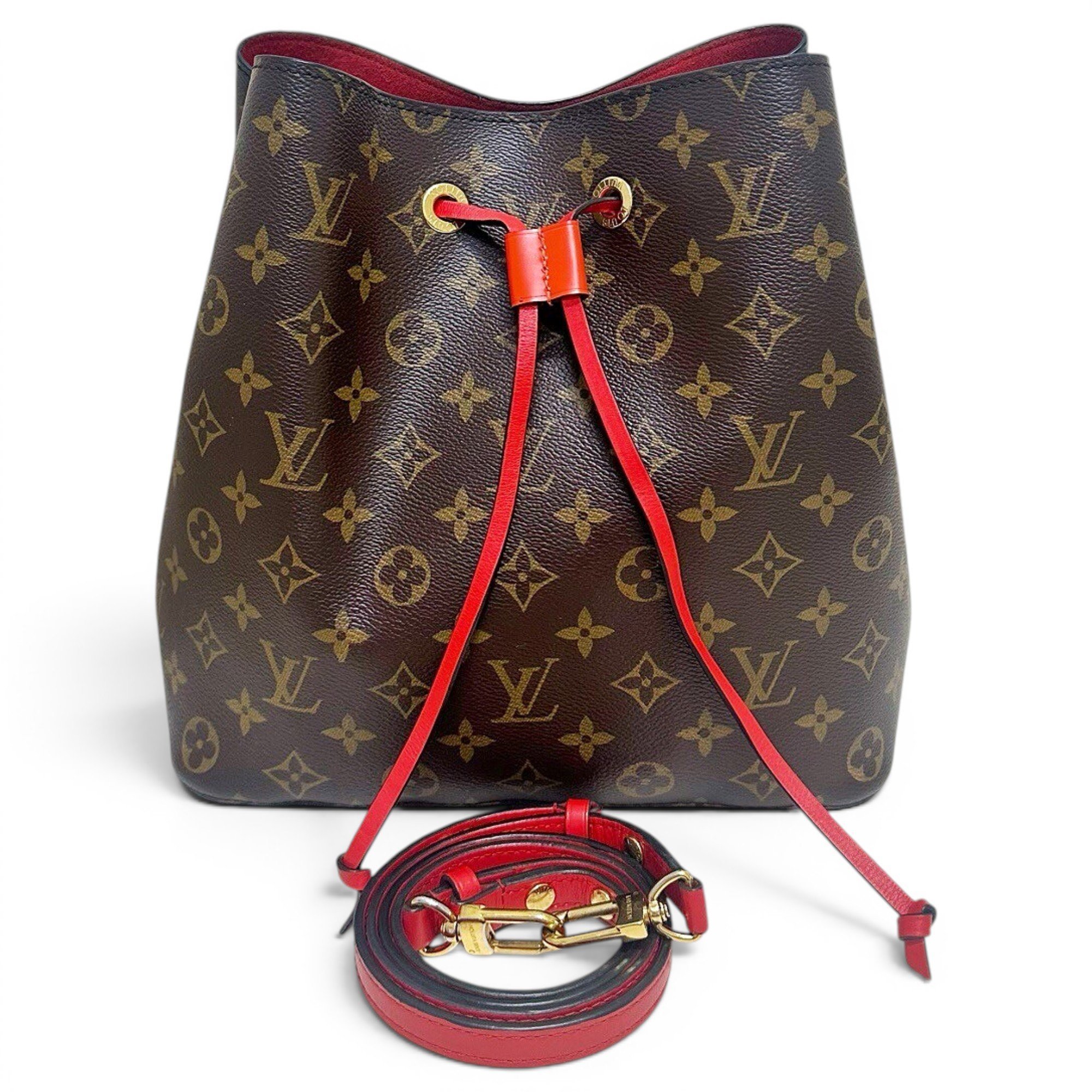 Nano Noé leather handbag