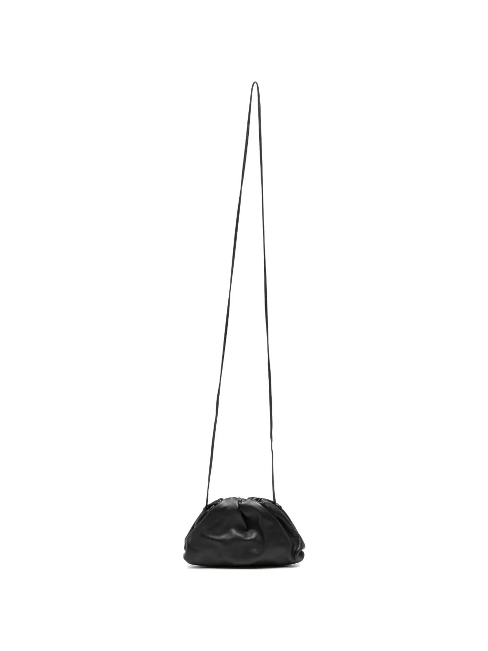 Pouch leather clutch bag