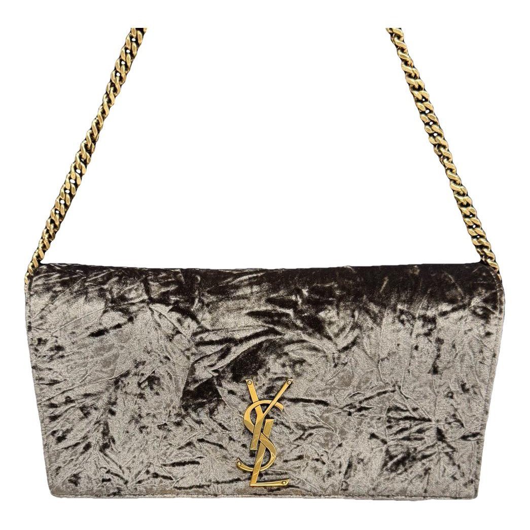 Reversible kate velvet handbag