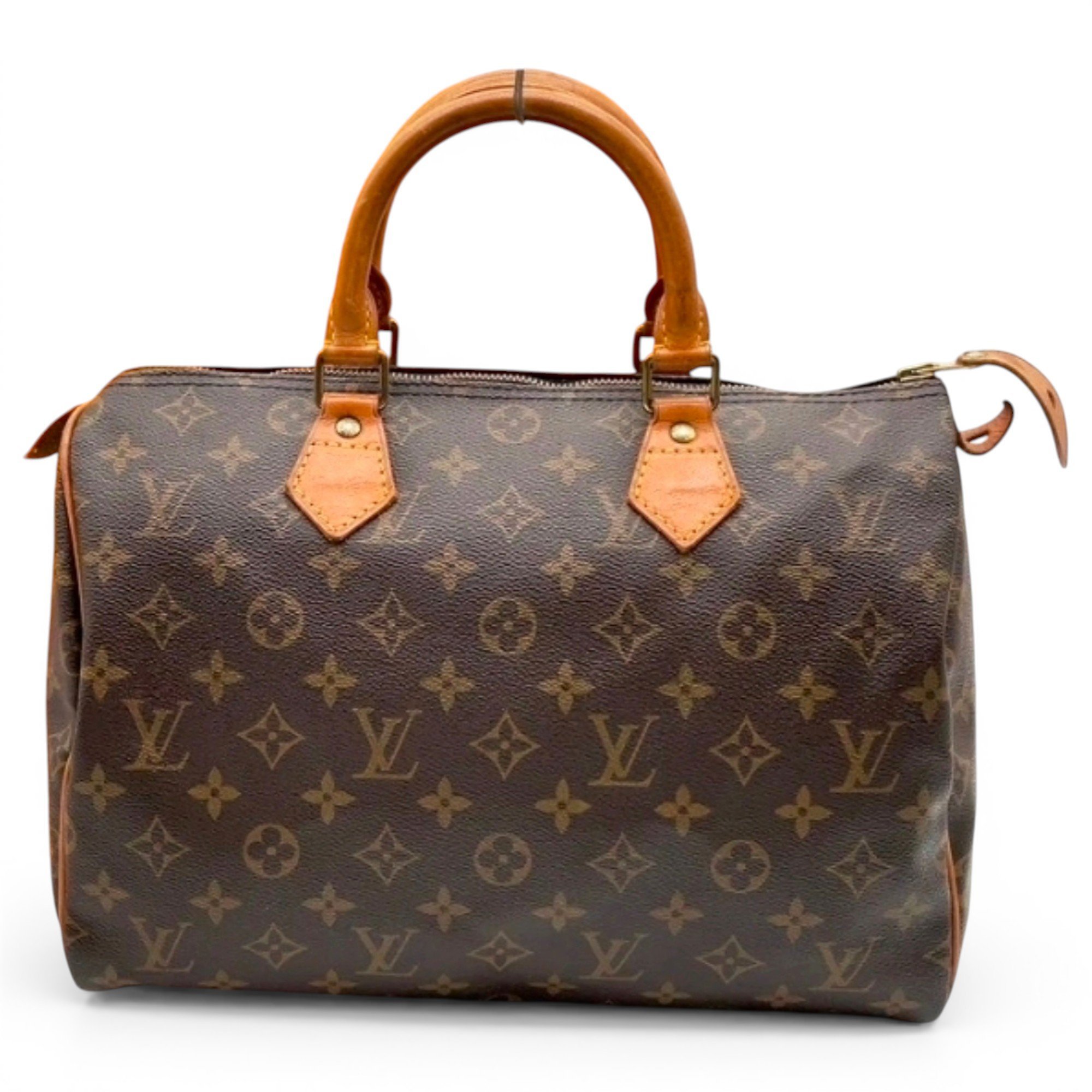 Speedy leather handbag