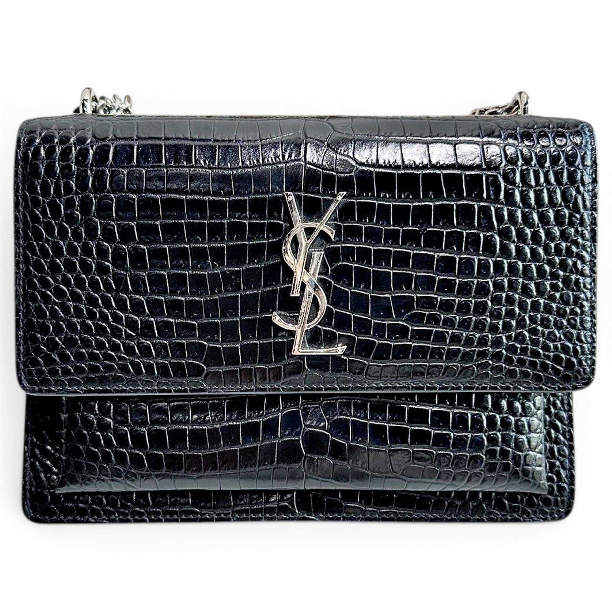 Sunset leather handbag