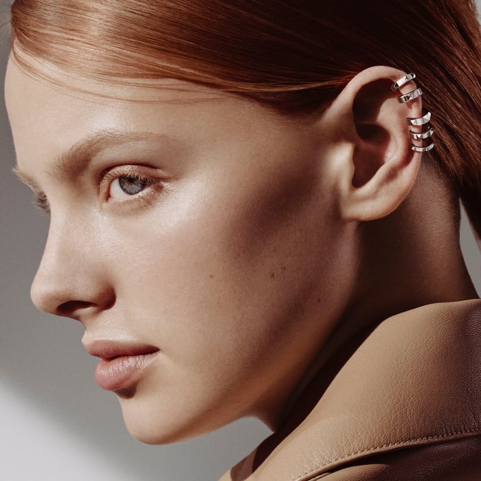 Sans Coloris Hermès Clou d'H Left Single Ear Cuff