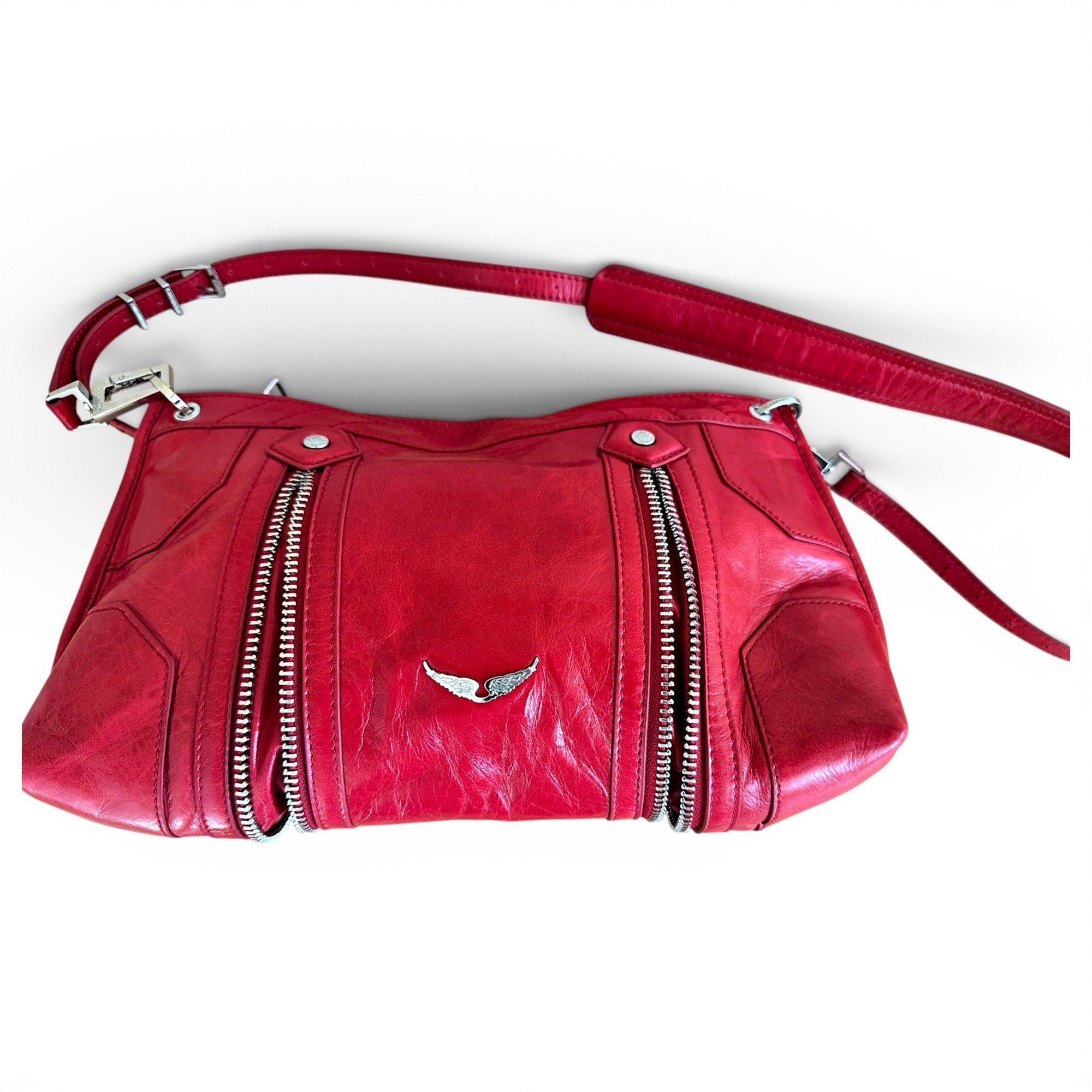 Leather handbag