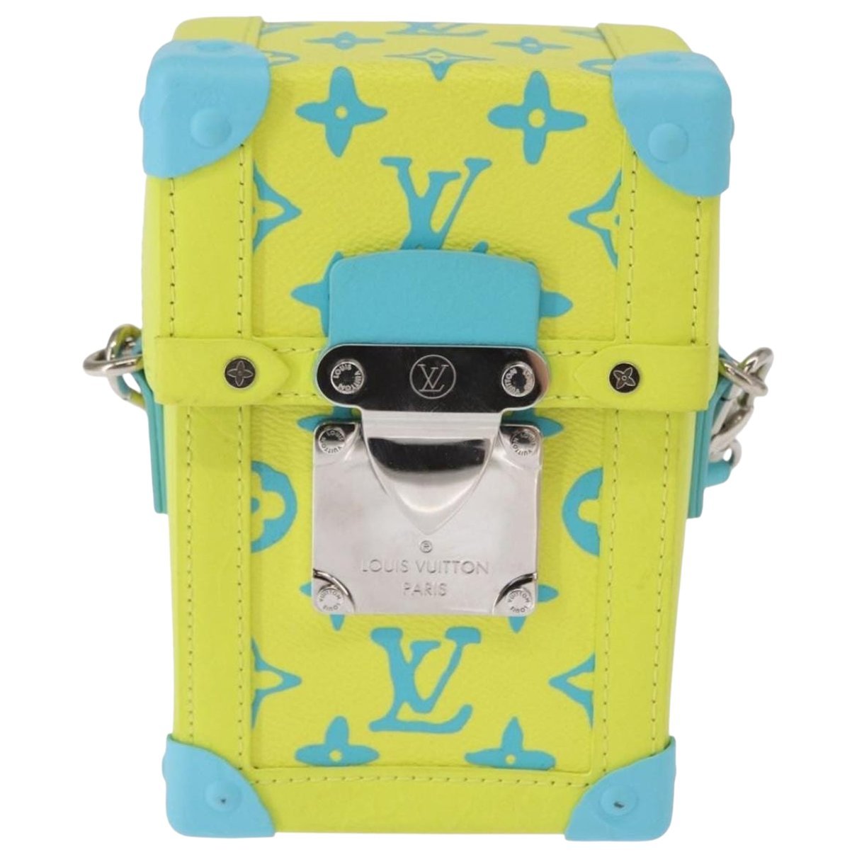 Pochette Trunk Verticale leather handbag