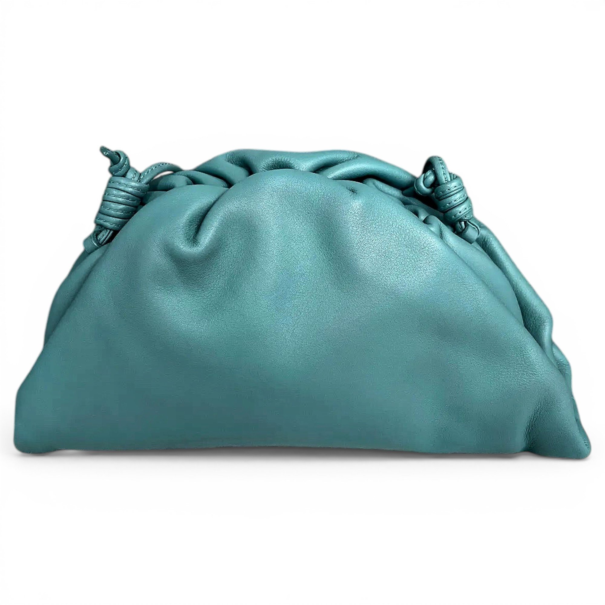 Pouch leather crossbody bag