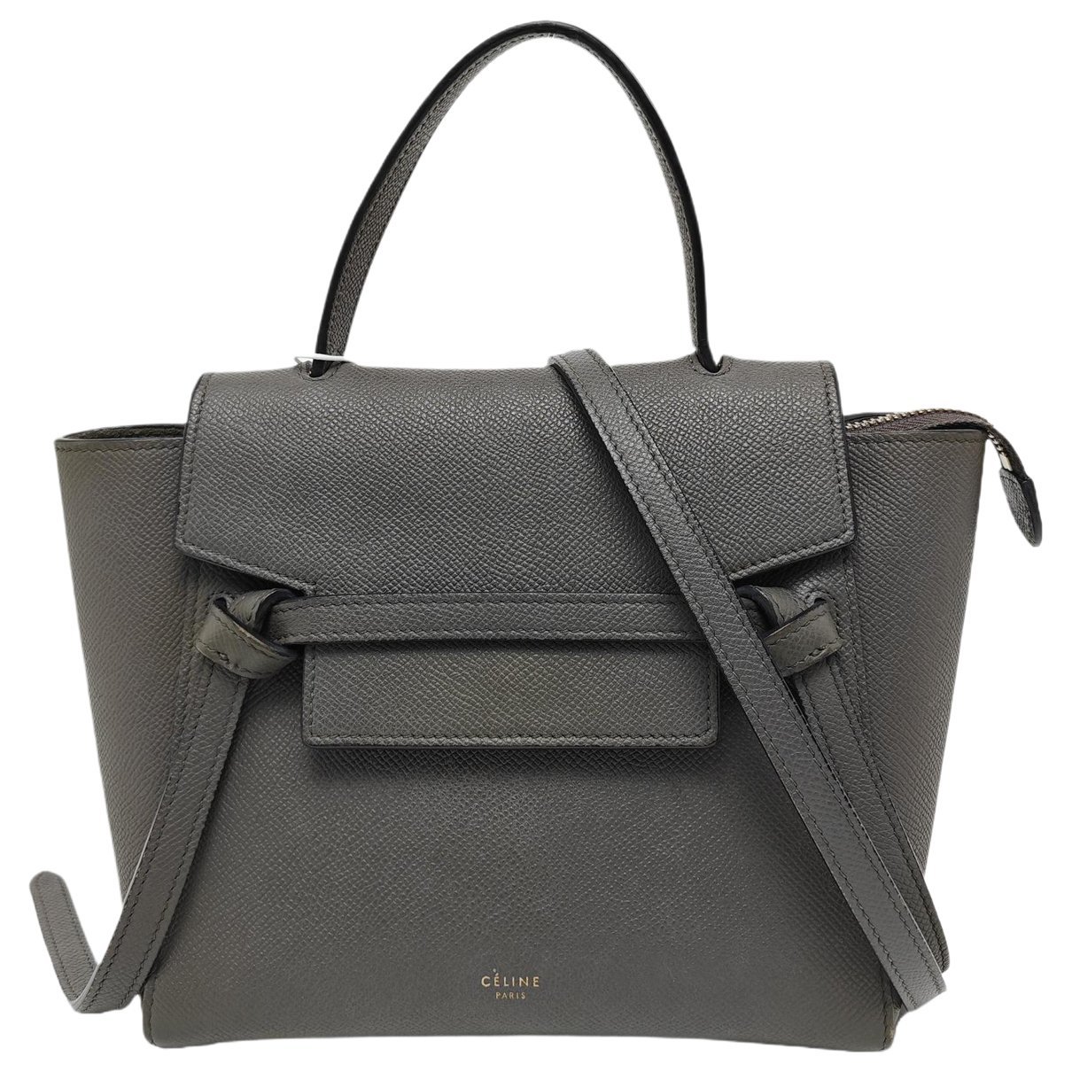 Belt leather handbag