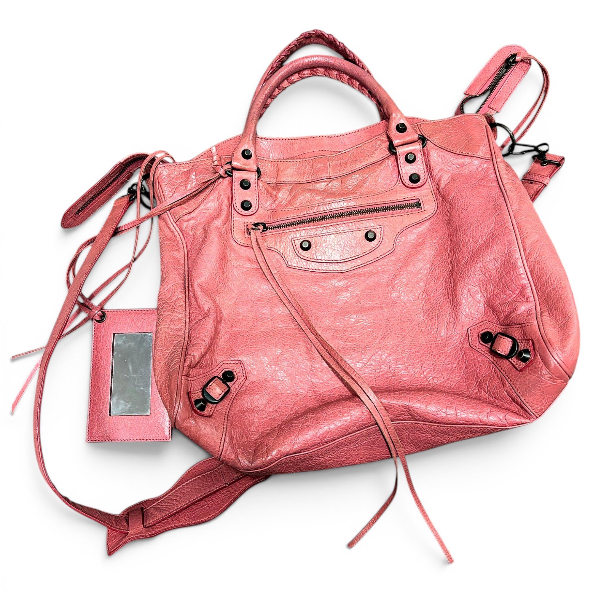 Vélo leather handbag