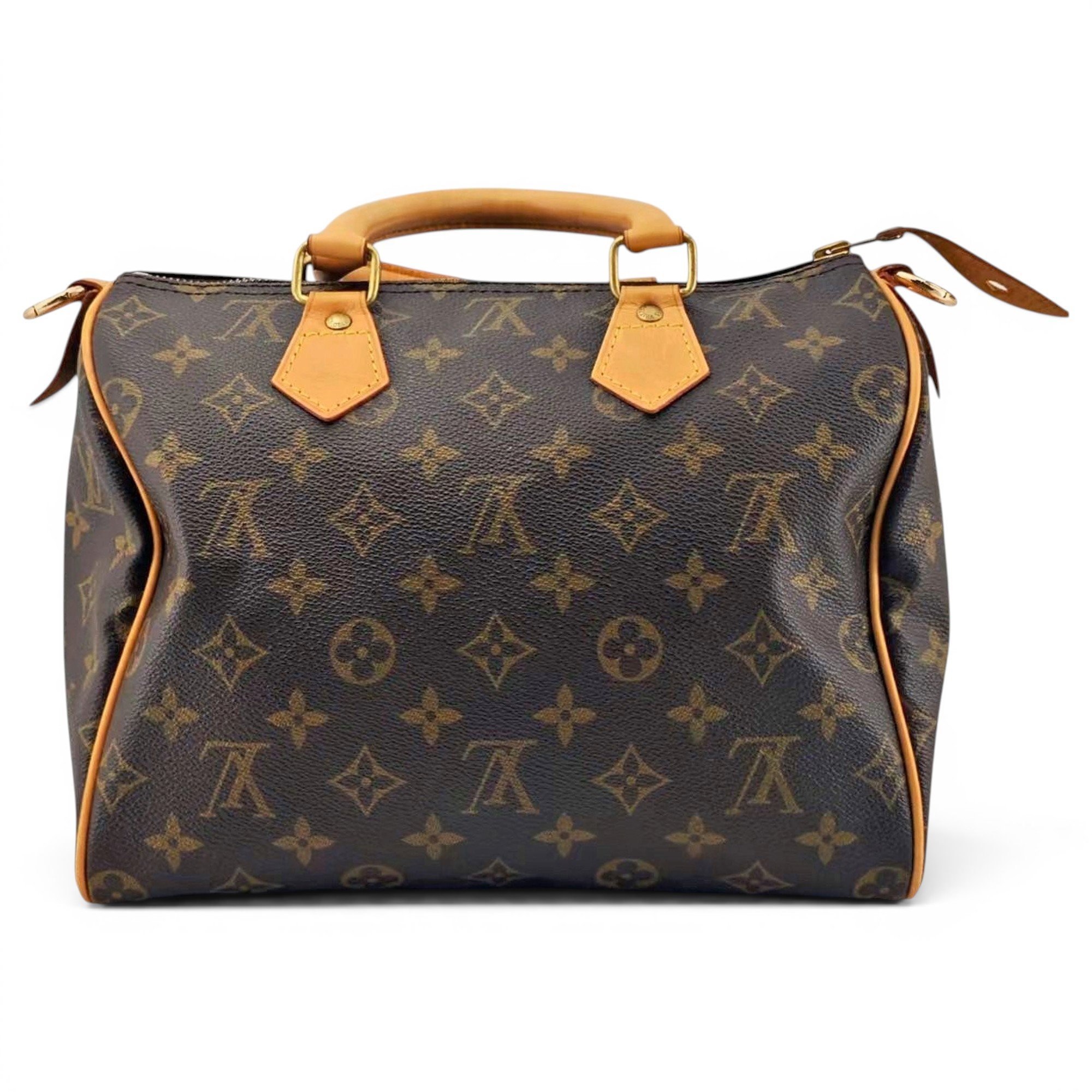 Speedy leather handbag