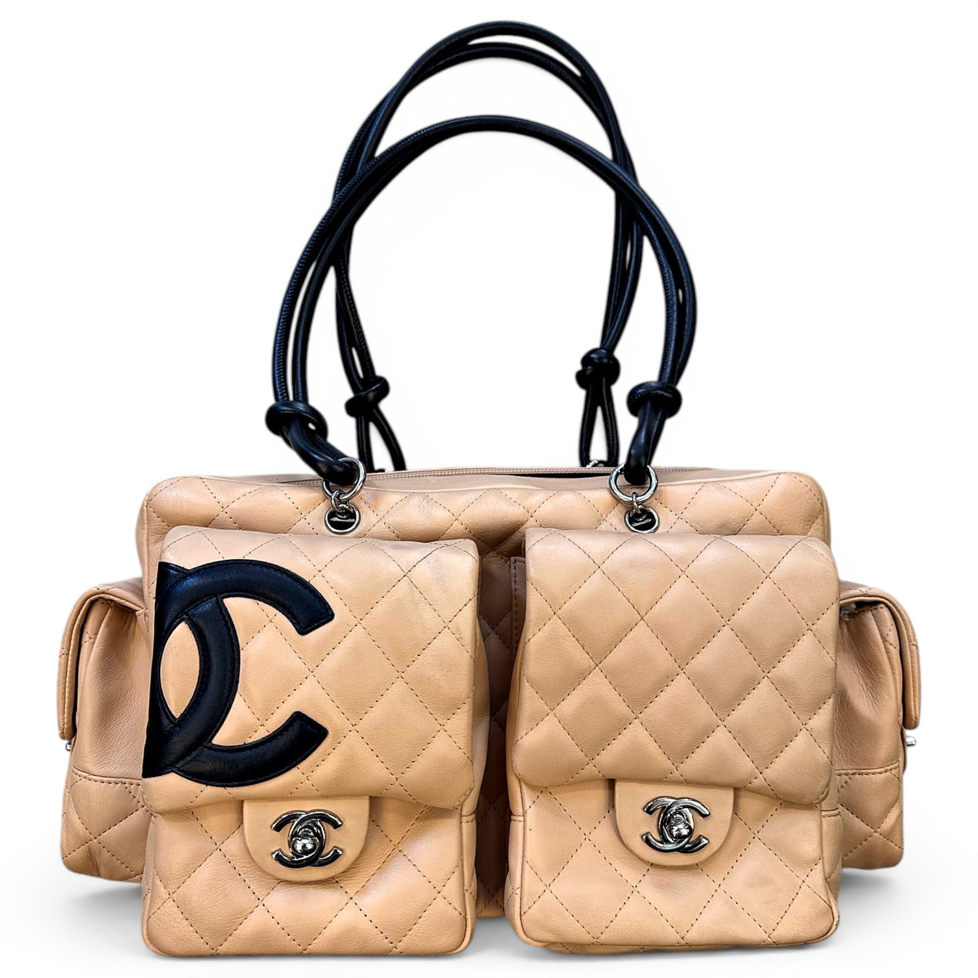 Cambon Reporter leather handbag