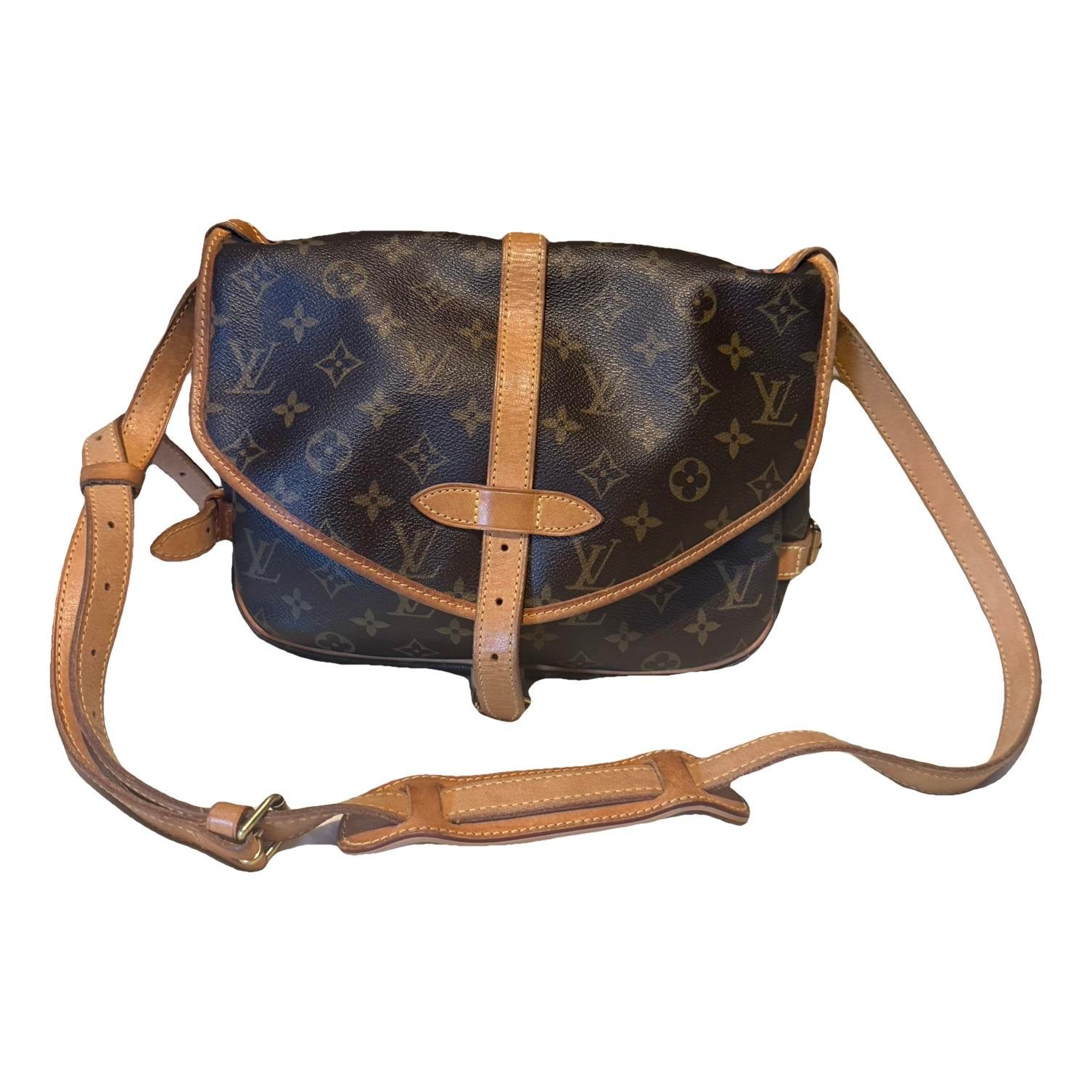 Saumur leather crossbody bag