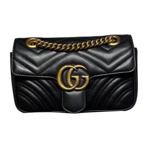 GG Marmont Flap leather handbag