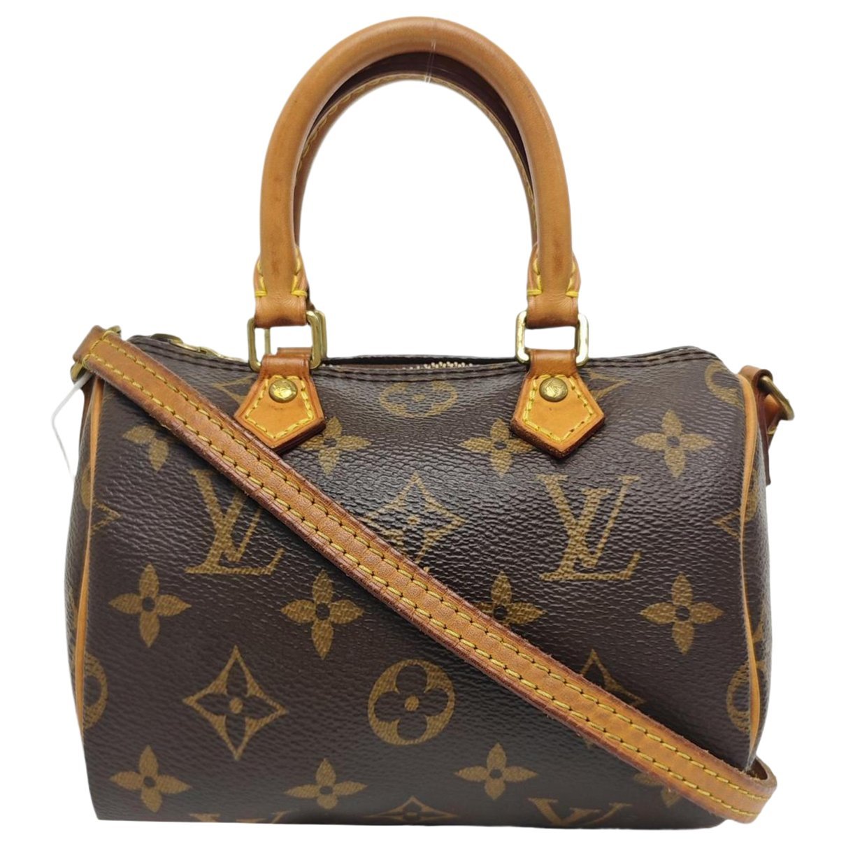 Louis Vuitton Nano Speedy / Mini HL leather handbag
