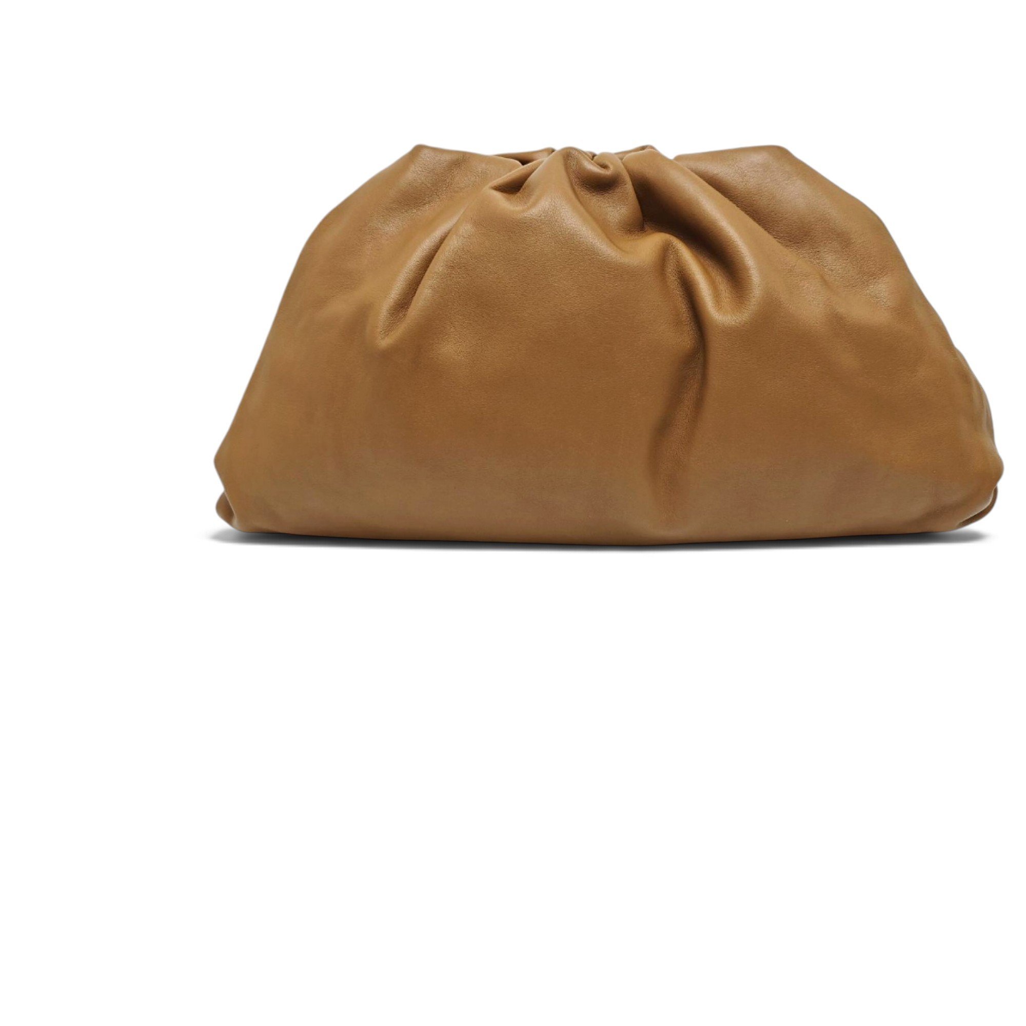 Pouch leather clutch bag