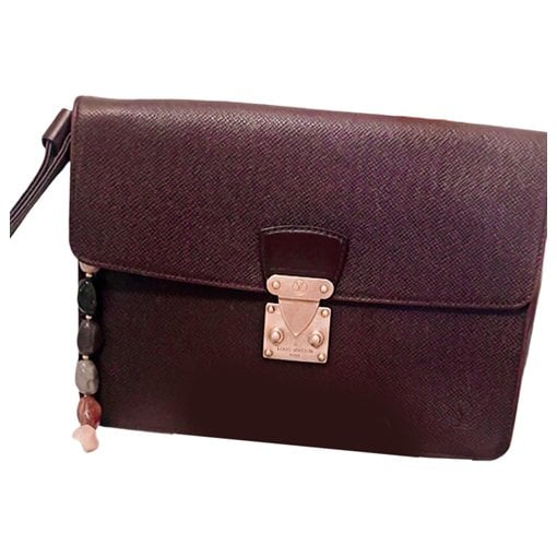 Kourad leather clutch bag