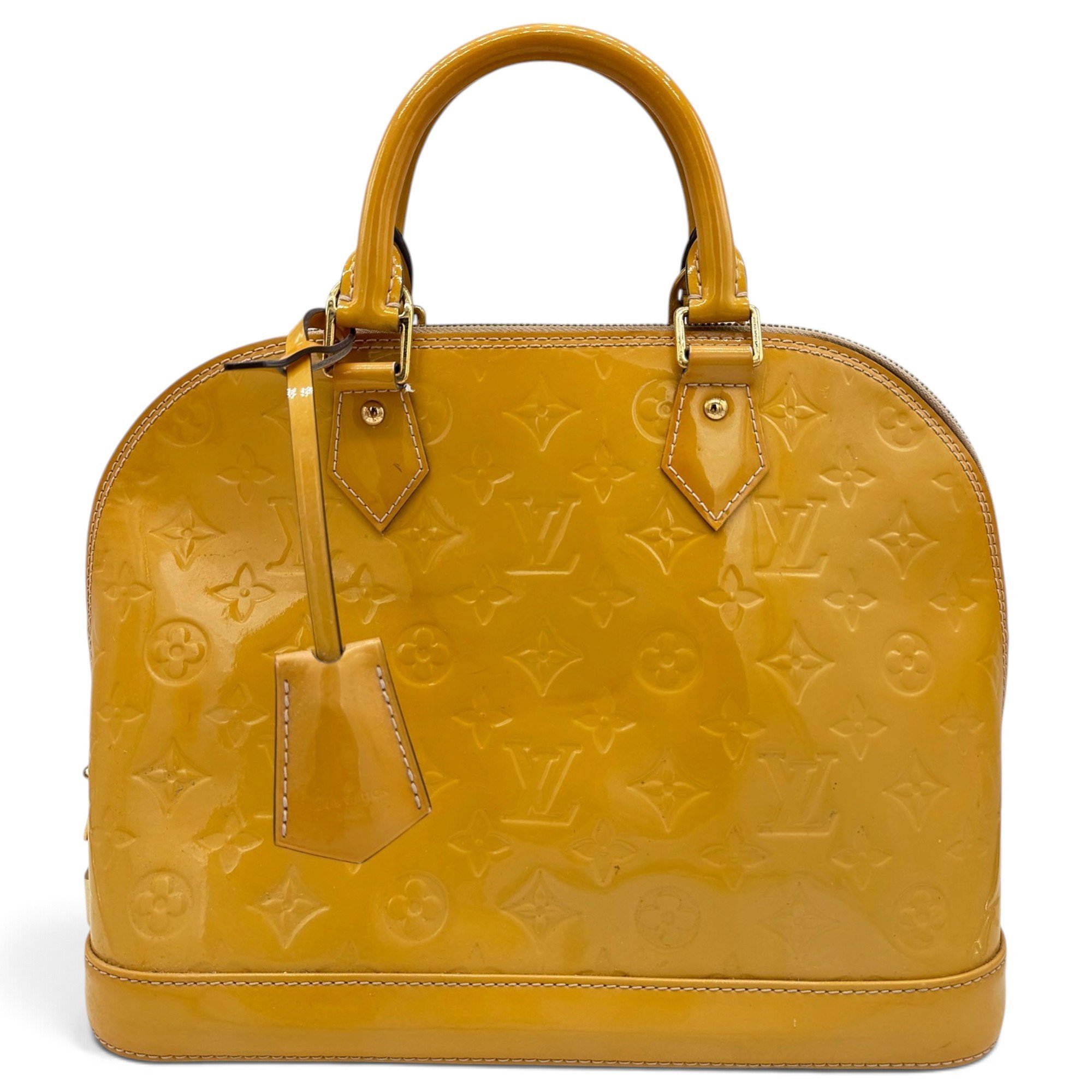 Alma patent leather handbag