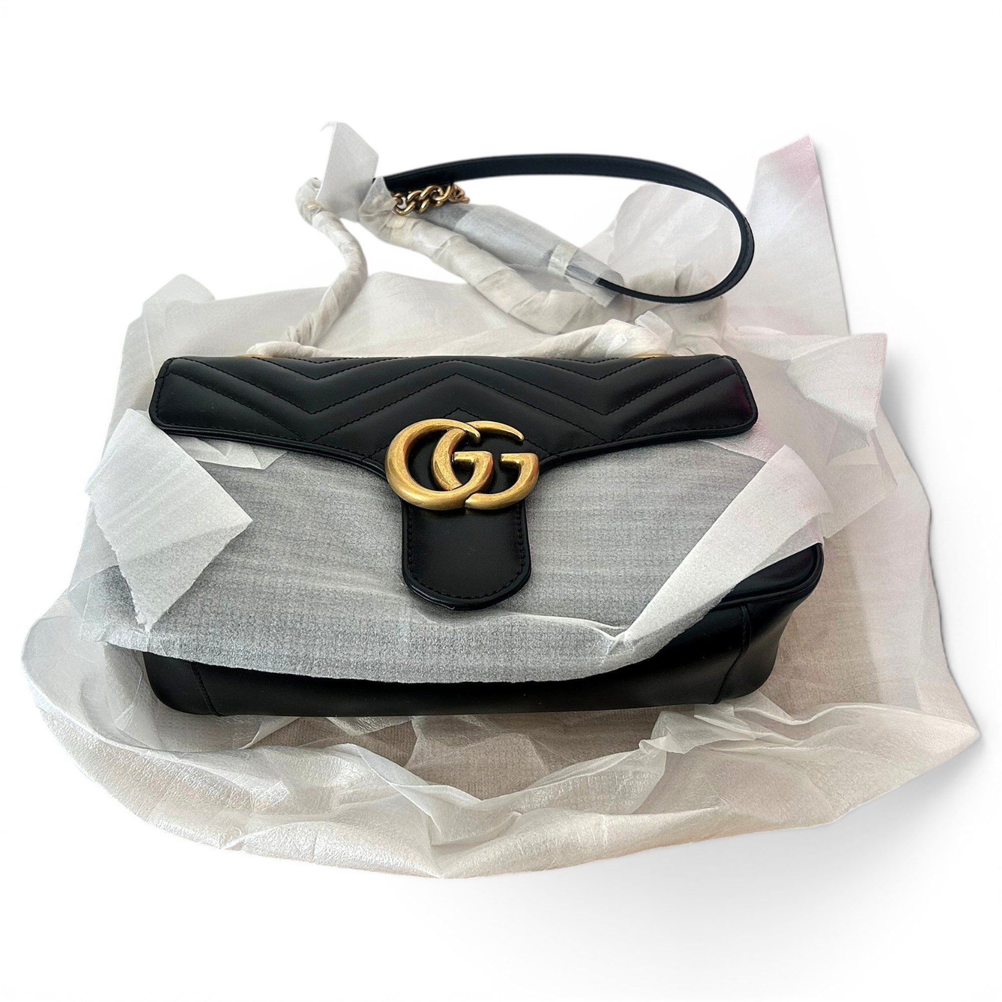 GG Marmont Flap leather crossbody bag