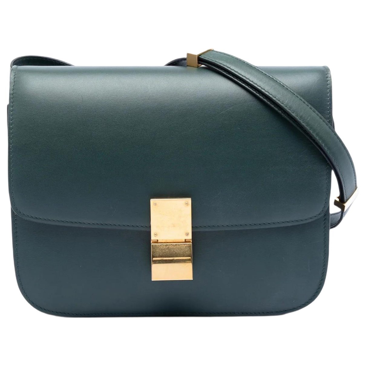Classic leather crossbody bag
