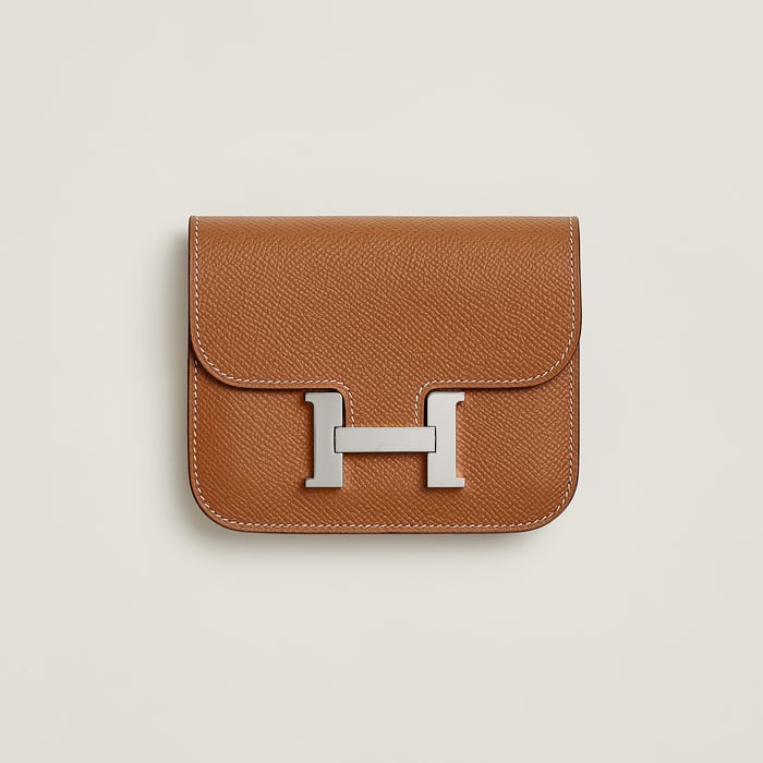 Gold Constance Slim Wallet