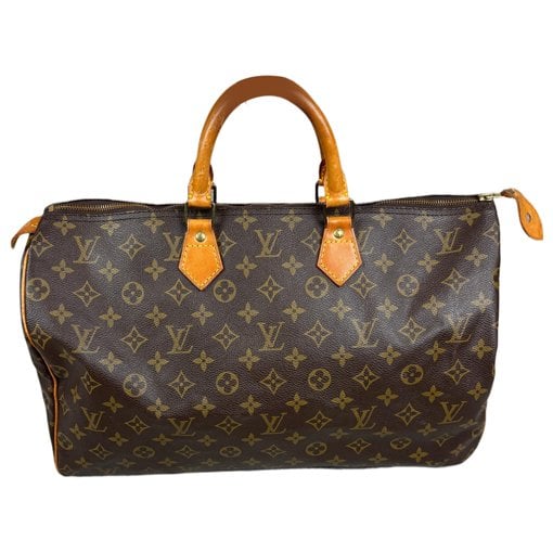 Speedy leather handbag