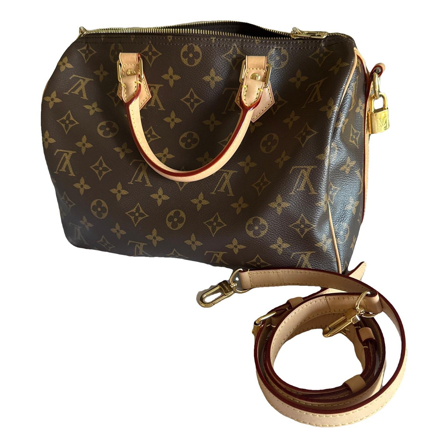 Louis Vuitton Speedy Bandoulière leather handbag