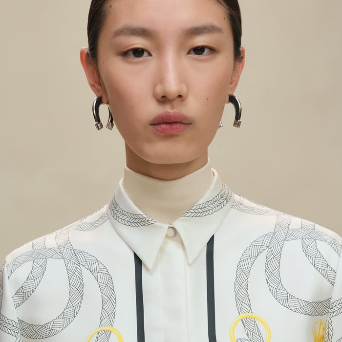 Blanc Nacre "Palefroi Remix" Classic Shirt