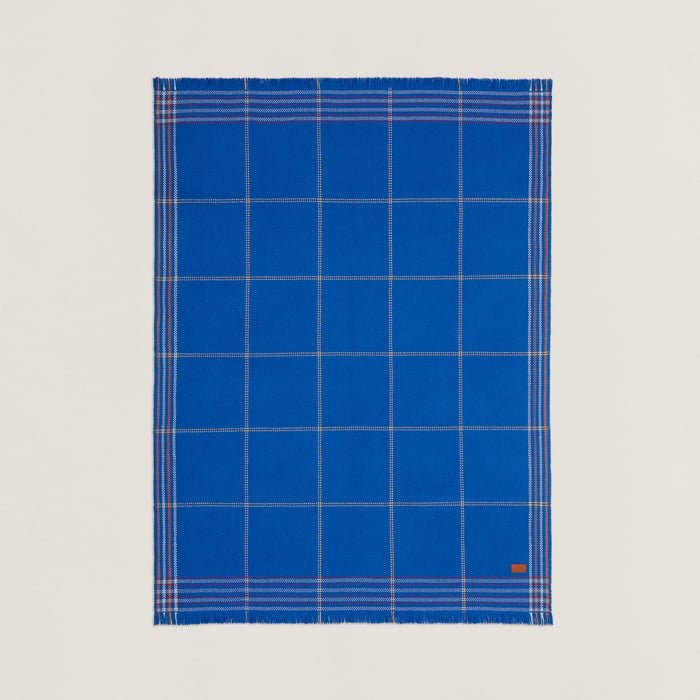 Bleu Roi H Navette Blanket