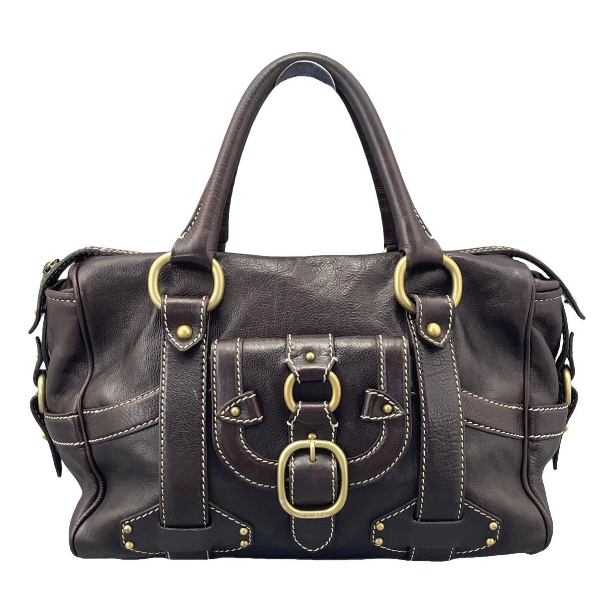 Leather handbag