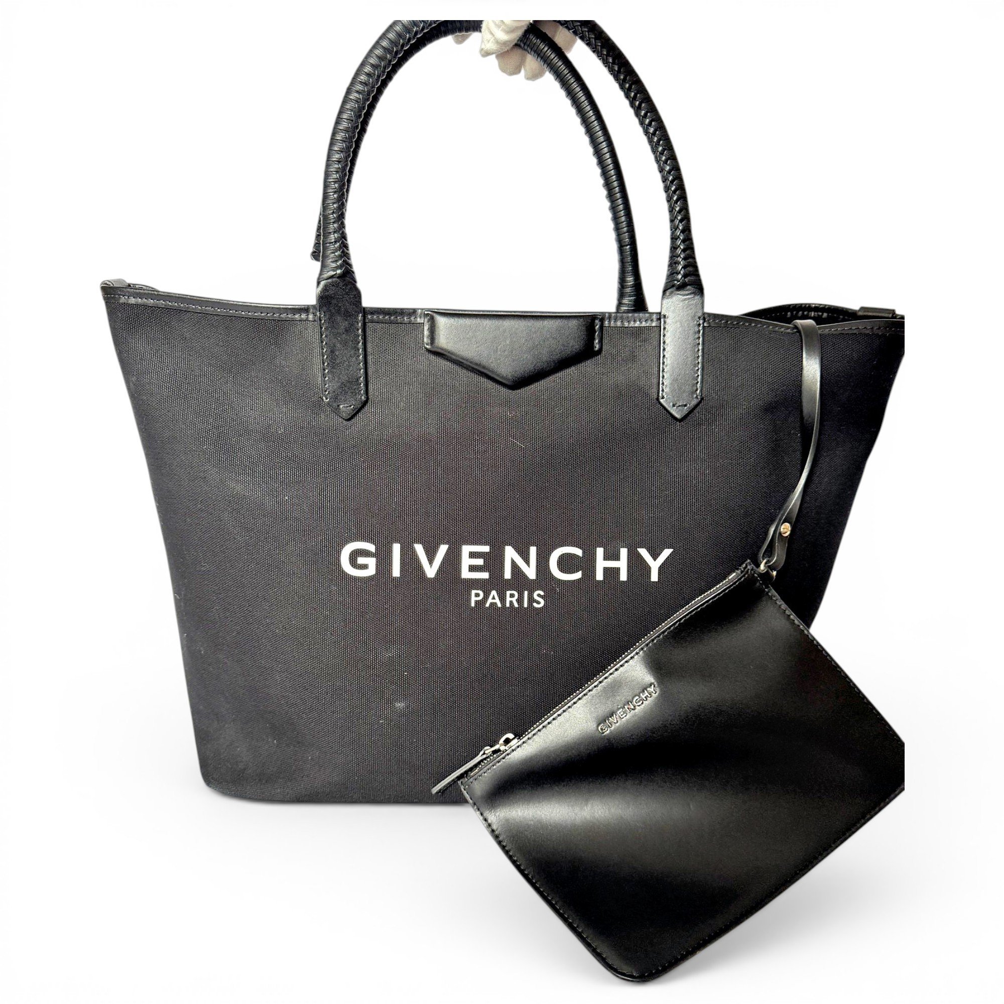 G Tote leather handbag