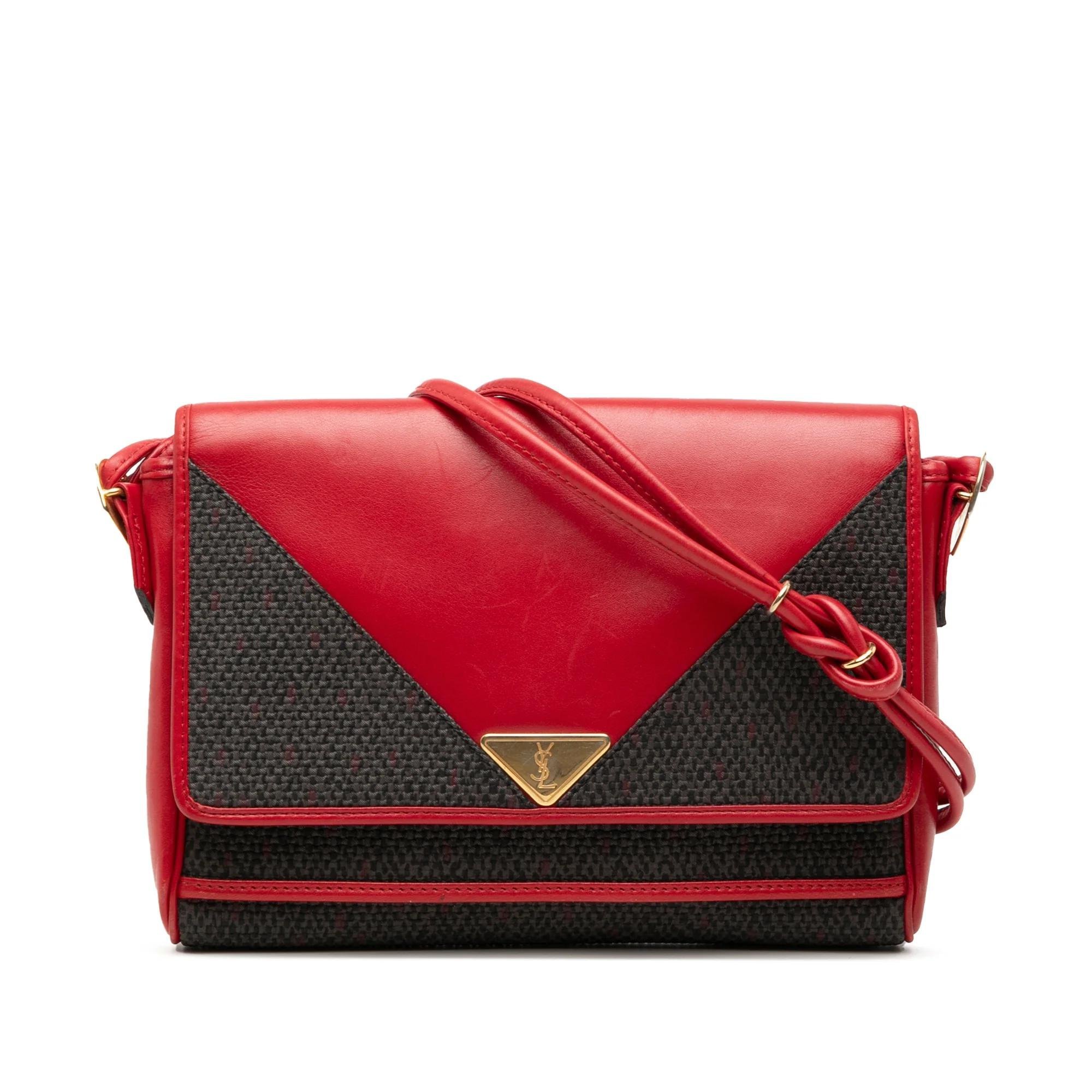 Envelope leather handbag